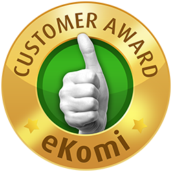 eKomi Gold Customer Award